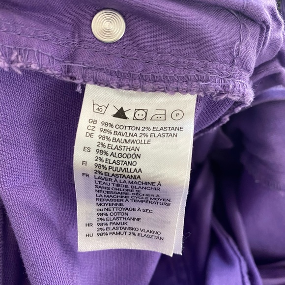 H&M Divided • Skinny Low Waist Purple Denim Jeans - Picture 7 of 15